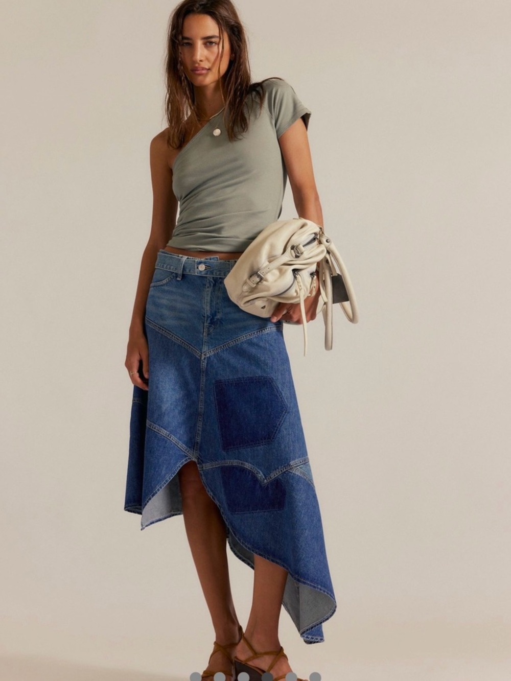 NWOT We The Free Piece Of Work Denim
Midi Skirt - Picture 3 of 13